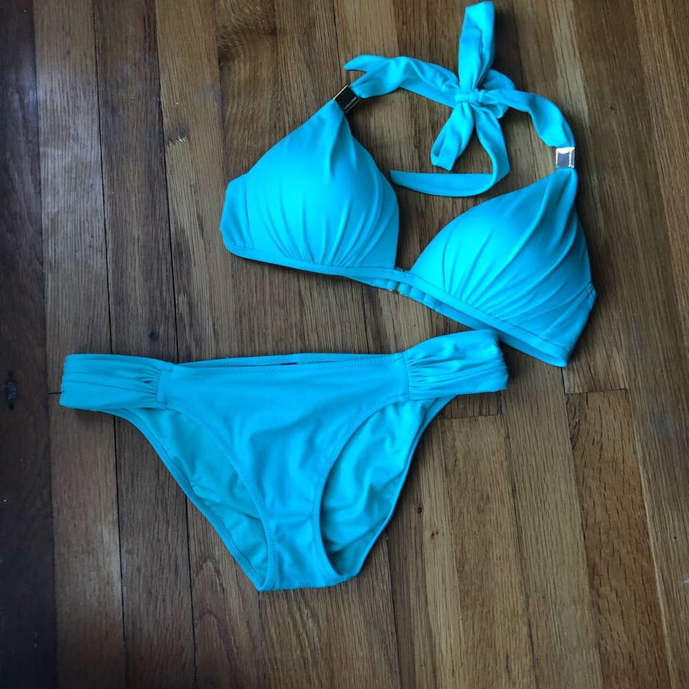 Teal swim suit - Victoria’s Secret